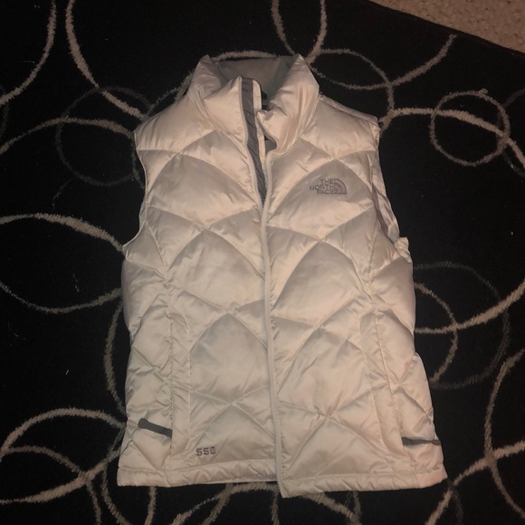 The North Face Jackets & Blazers - NORTH FACE  WOMENS WHITE PUFFY VEST